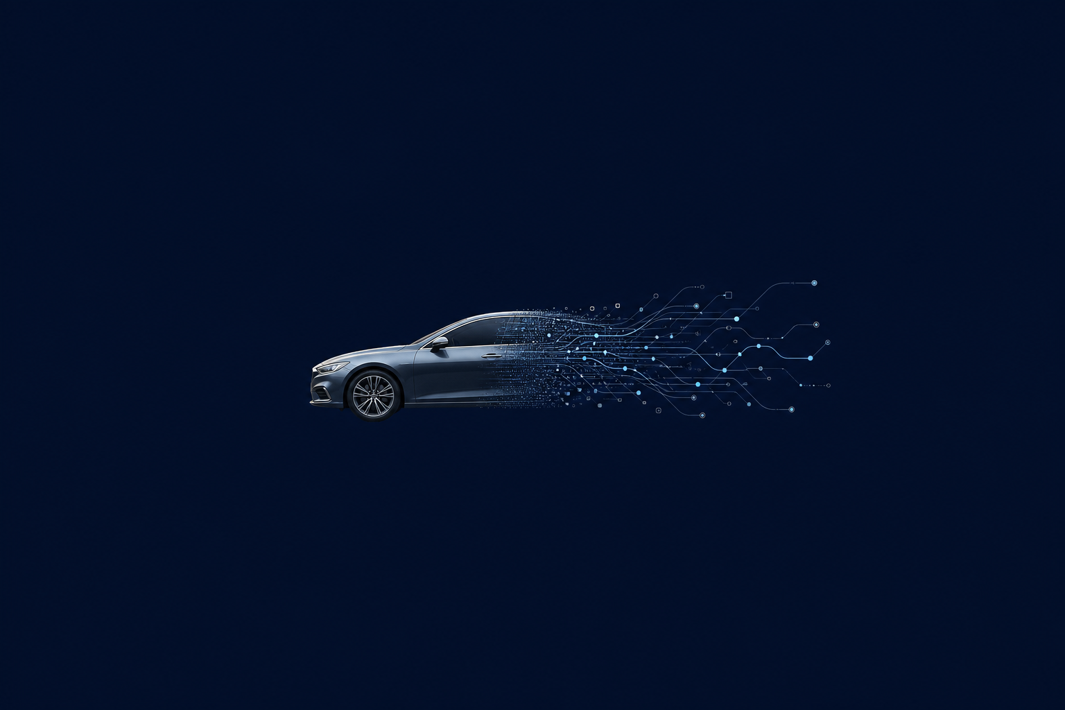 Auto, das in Datenströme übergeht – forensische Analyse